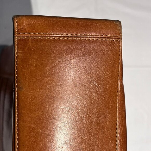 Derek Alexander designer shoulder leather purse W x H x D = 14" x 10" x 3.5" - Picture 12 of 14